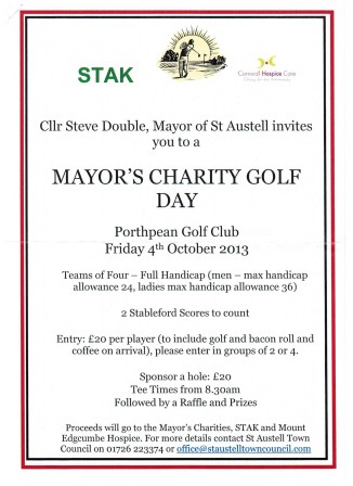Mayors Charity Golf Day