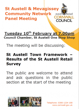 St Austell & Mevagissey Community Network Panel Meeting - 10th February