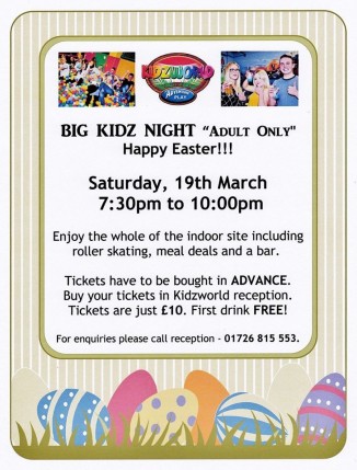 BIG KIDZ NIGHT  "Happy Easter"