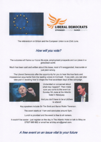 EU Debate Event