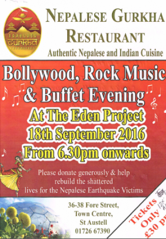 Bollywood, Rock Music and Buffet Evening