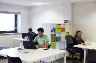 Professional co-working office space and hot desking